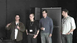 Innaugural Maemo Council: Tim Samoff, Andrew Flegg, Eduardo Lima, Simon Pickering